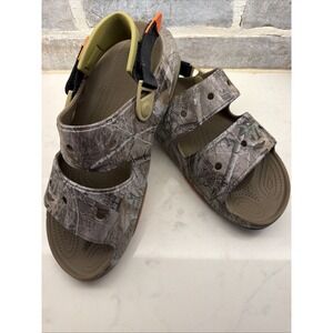 Crocs Classic All-Terrain 12 Realtree Edge Camo Sandals Men's Camouflage Slides